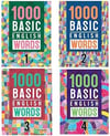 1000 Basic English Words Level 1-2-3-4 with Downloadable Audios CD