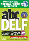 ABC Delf Junior Scolaire niveau A2 + LIVRE + DVD (Audios + Corriges)