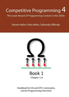 Competitive Programming 4 - Book 1 The Lower Bound of Programming Contests in the 2020s chapter 1-4  Steven Halim
