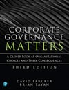 corporate governance matters (larcker, tayan)