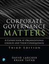 corporate governance matters (larcker, tayan)