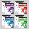 English File 5th Edition Beginner + Elementary + Pre intermediate + intermediate Student's Book + Workbook with Access Code