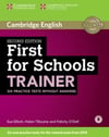 First for Schools Trainer Six Practice Tests without Answers with Audio 2nd Ed.