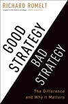 good strategy bad strategy (richard rumelt)