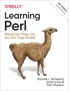 Learning Perl: Making Easy Things Easy and Hard Things Possible 8th Edition Schwartz foy