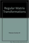 regular matrix transformations (patersen)