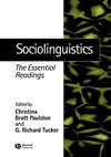 sociolinguistics (paulston, tucker)
