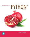Starting Out with Python 5th Edition Tony Gaddis