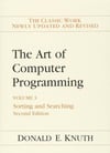 The Art of Computer Programming, The: Sorting and Searching, Volume 3 2nd Edition Donald Knuth