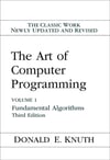 The Art of Computer Programming, Vol. 1: Fundamental Algorithms, 3rd Edition Donald Knuth
