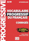 Vocabulaire progressif du français A2B1 - Livre + Corriges + Downloadable CD