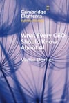 What Every CEO Should Know About AI (Elements in Business Strategy) New Edition Viktor Dörfler