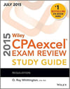 wiley CPAexcel exam review study guide (ray whittington) 2015 january SET