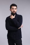 Unisex Ön Fermuarlı Lacivert Polar 