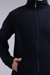 Unisex Ön Fermuarlı Lacivert Polar 