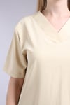 V Yaka Indıgo Kısa Kol Önlükkuyw