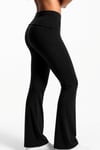 Soft Modal Katlamalı Bel Flare Pantolon