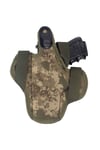 Airsoft Silah Kılıfı Universal Tüm Tabancalar İçin Dış Taşıma Sağ-Sol Kumaş Tam Kelebek Haki Kamuflaj