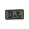B RH (+) Pozitif Kan Grubu Patch Arma