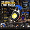 Çok Amaçlı Şarj Edilebilir Led Kamp Feneri Anahtarlık WT-740