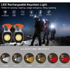 Çok Fonksiyonlu Mini Led Fener Tornavida Düdük Şişe Açacağı Mıknatıslı Anahtarlık