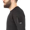 Combat Tactical Bisiklet Yaka Uzun Kollu Taktik Tişört Siyah 801 Pike
