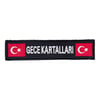 Gece Kartalları Bayraklı Nakışlı Cırt
