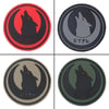Hilal İçi Kurt Başı Silikon Patch Arma