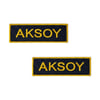 Jandarma Asayiş İsimlik Nakışlı 2 Adet