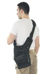 Mıl-Tec Cordura Çok Fonksiyonlu Siyah Omuz Çantası
