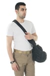 Mıl-Tec Cordura Çok Fonksiyonlu Siyah Omuz Çantası