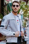 Scudo Milano Gri Yazlık Fileli Erkek Motosiklet Montu
