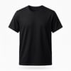 Siyah Basic Tişört Regular Fit Pamuklu