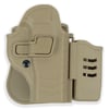To Gun Holster Canik55 TP9 Mete Serisi Tabanca Kılıfı Önü Şarjörlüklü Çöl Rengi SAĞ EL