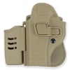 To Gun Holster Canik55 TP9 Mete Serisi Tabanca Kılıfı Önü Şarjörlüklü Çöl Rengi SOL EL