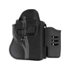 To Gun Holster Canik55 TP9 METE SFT Tabanca Kılıfı Önü Şarjörlüklü Siyah SAĞ EL