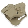 To Gun Holster Tisaş Zigana Sport Tabanca Kılıfı Önü Şarjörlüklü Çöl Rengi SOL EL