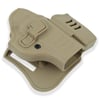 To Gun Holster Tisaş Zigana Sport Tabanca Kılıfı Önü Şarjörlüklü Çöl Rengi SAĞ EL