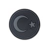 Türk Bayrağı Yuvarlak Silikon Patch Arma