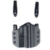 Airsoft Silah Kılıfı Universal Tüm Tabancalar İçin Dış Taşıma Polimer Tam Siyah-2