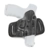 Wolf Holster Universal Deri Tabanca Kılıfı Yarım Kelebek Atkısız Siyah