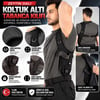 Zeytin Dalı Koltuk Altı Tabanca Kılıfı Siyah