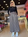 01405 Leopar Desenli Saten Jogger Pantolon Leo
