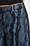 1910 Dantelli Jean Pantolon Siyah