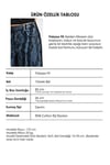 1910 Dantelli Jean Pantolon Siyah