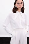 2591 Yaka Ve Manşet Detaylı Gömlek Ekru