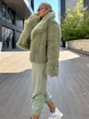 3753 Peluş Kürk Haki