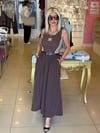 7731 ASKILI ADİDAS ELBİSE /Kahve