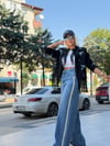 8317 YANI TAŞLI KOT PANTALON