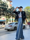8317 YANI TAŞLI KOT PANTALON